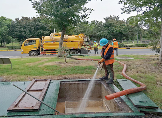 柳北化油池清理